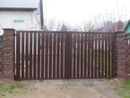 Забор из металлоштакетника. Модель ВМШ-5